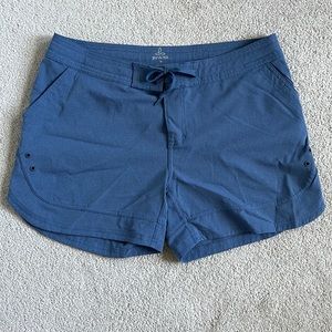 Womens Prana swim short, blue